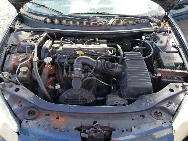 1C3EL46X54N212222 - 2004 CHRYSLER SEBRING LX BLUE photo 7