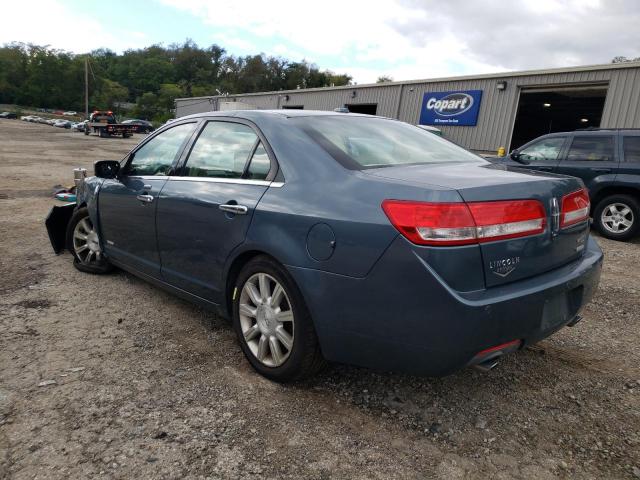 3LNDL2L31CR805127 - 2012 LINCOLN MKZ HYBRID TEAL photo 3