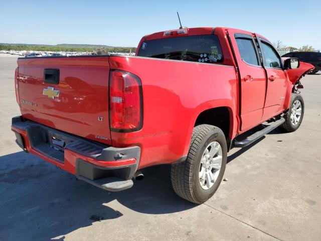 1GCGSCENXJ1100696 - 2018 CHEVROLET COLORADO L RED photo 4