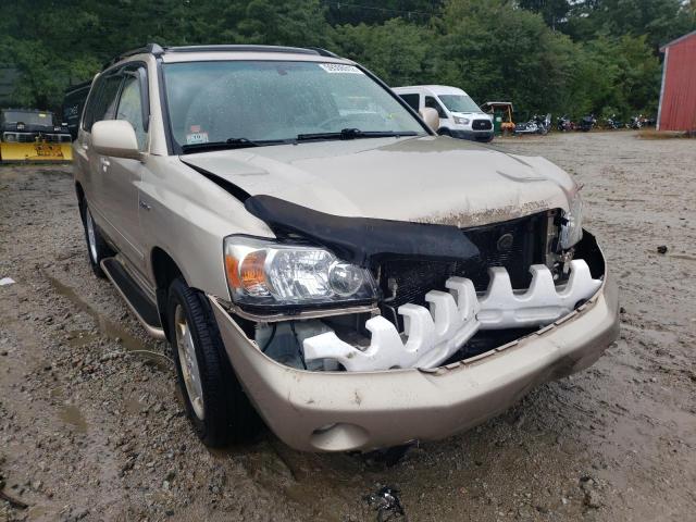 JTEEP21A560147245 - 2006 TOYOTA HIGHLANDER GOLD photo 1