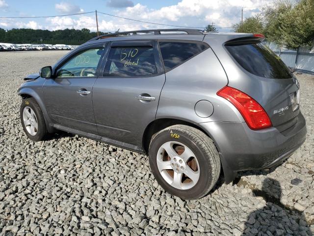 JN8AZ08W65W435262 - 2005 NISSAN MURANO SL GRAY photo 3