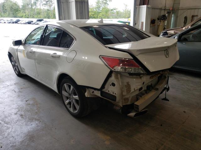 19UUA8F50DA001747 - 2013 ACURA TL TECH WHITE photo 3