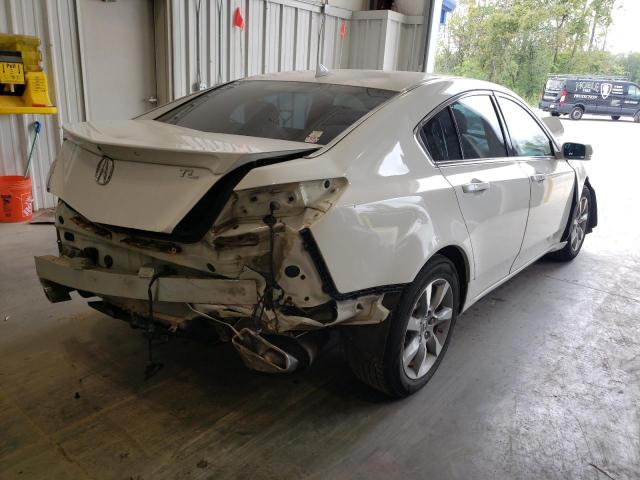 19UUA8F50DA001747 - 2013 ACURA TL TECH WHITE photo 4