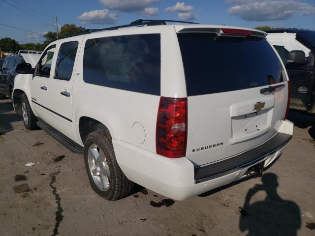 1GNFK36399R302488 - 2009 CHEVROLET SUBURBAN K WHITE photo 3