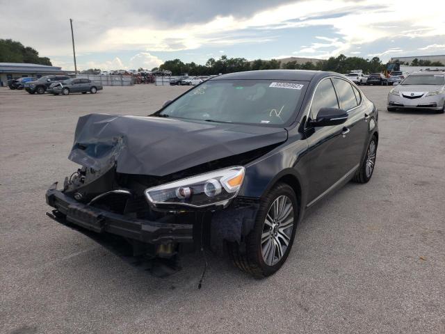 KNALN4D76G5214904 - 2016 KIA CADENZA LU BLACK photo 2