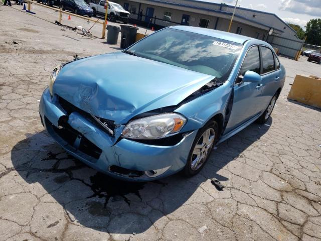 2G1WD5E30D1262781 - 2013 CHEVROLET IMPALA POL BLUE photo 2