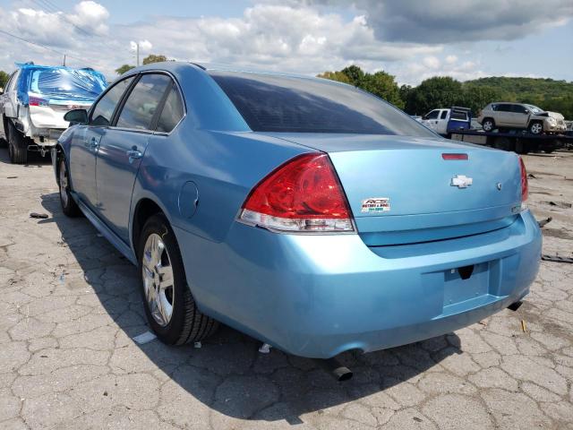 2G1WD5E30D1262781 - 2013 CHEVROLET IMPALA POL BLUE photo 3