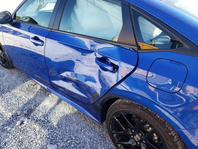2HGFE2F59NH572442 - 2022 HONDA CIVIC SPOR 蓝色 照片 9