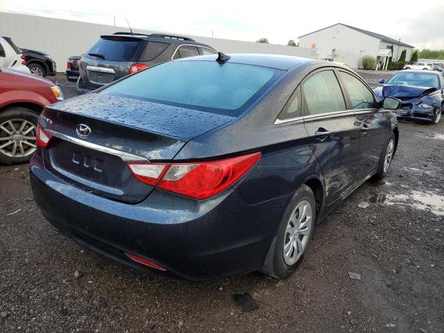 5NPEB4AC1DH558559 - 2013 HYUNDAI SONATA GLS BLUE photo 4