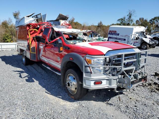 1FD0X5HT5CEB23478 - 2012 FORD F550 RED photo 1