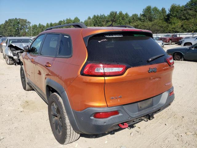 1C4PJMBS4FW716553 - 2015 JEEP CHEROKEE T ORANGE photo 3