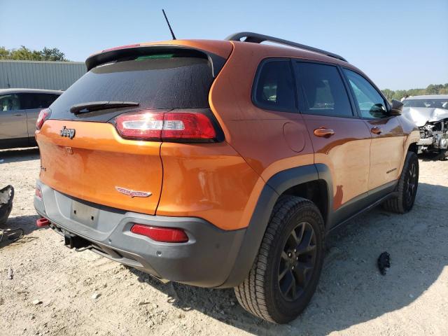 1C4PJMBS4FW716553 - 2015 JEEP CHEROKEE T ORANGE photo 4