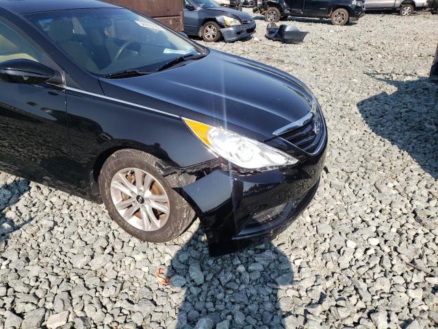 5NPEB4AC8CH471997 - 2012 HYUNDAI SONATA GLS BLACK photo 9