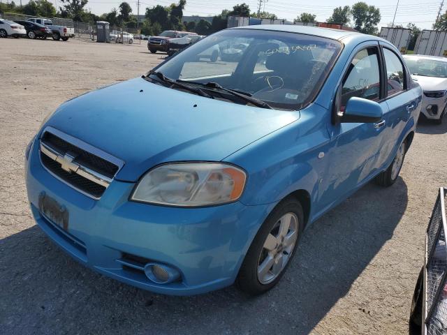 KL1TD56697B139611 - 2007 CHEVROLET AVEO BASE BLUE photo 2