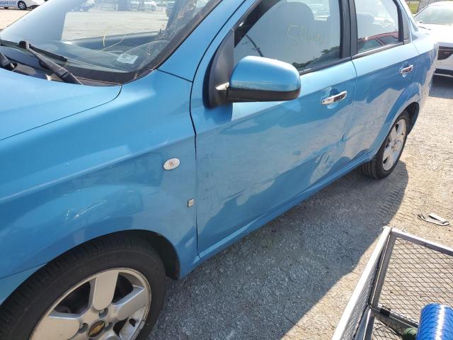 KL1TD56697B139611 - 2007 CHEVROLET AVEO BASE BLUE photo 9