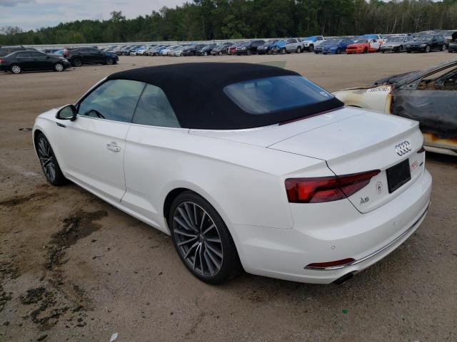 WAUYNGF55KN001700 - 2019 AUDI A5 PREMIUM WHITE photo 3