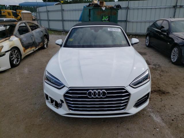 WAUYNGF55KN001700 - 2019 AUDI A5 PREMIUM WHITE photo 9