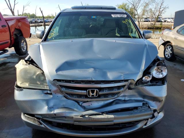 5FNRL38706B121073 - 2006 HONDA ODYSSEY EX SILVER photo 9