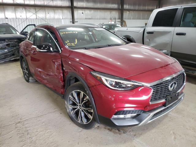 SJKCH5CR6HA022021 - 2017 INFINITI QX30 BASE MAROON photo 1