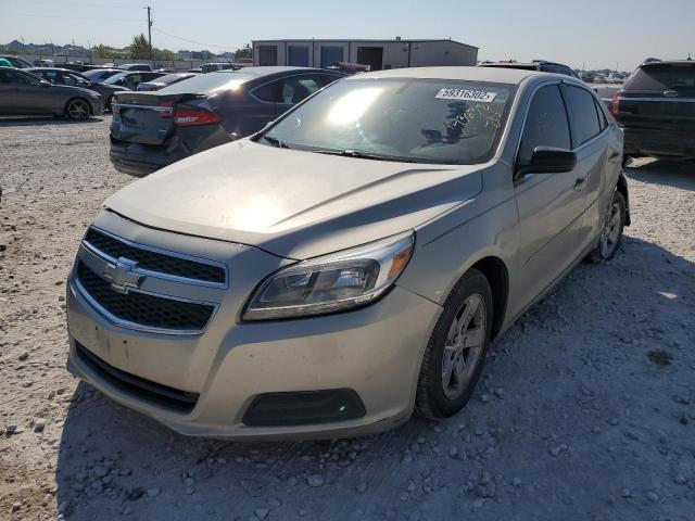 1G11B5SA9DF143638 - 2013 CHEVROLET MALIBU LS SILVER photo 2