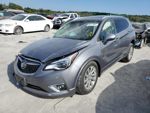 LRBFXCSA3KD003353 - 2019 BUICK ENVISION E GRAY photo 2