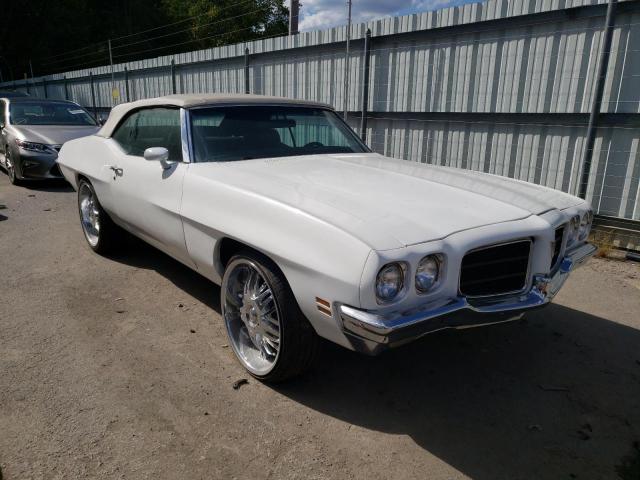 2D67P2P137569 - 1972 PONTIAC LEMANS WHITE photo 1