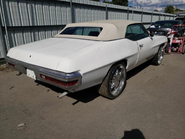 2D67P2P137569 - 1972 PONTIAC LEMANS WHITE photo 4