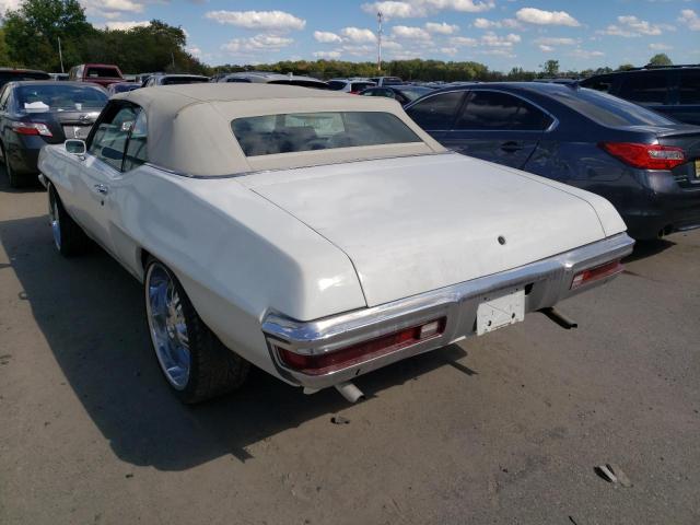 2D67P2P137569 - 1972 PONTIAC LEMANS WHITE photo 9