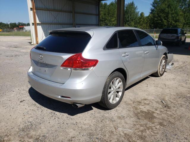 4T3ZA3BB3BU053083 - 2011 TOYOTA VENZA SILVER photo 4