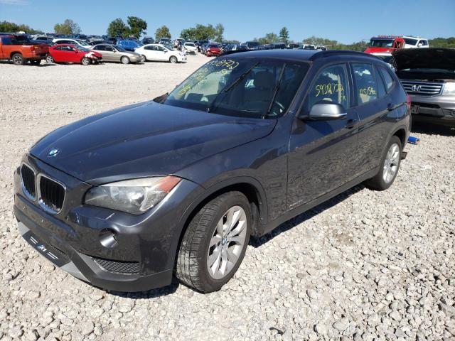 WBAVL1C53EVY15696 - 2014 BMW X1 XDRIVE2 GRAY photo 2