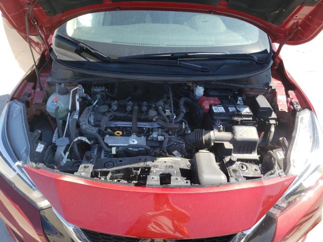 3N1CN8EV6ML918462 - 2021 NISSAN VERSA SV RED photo 7