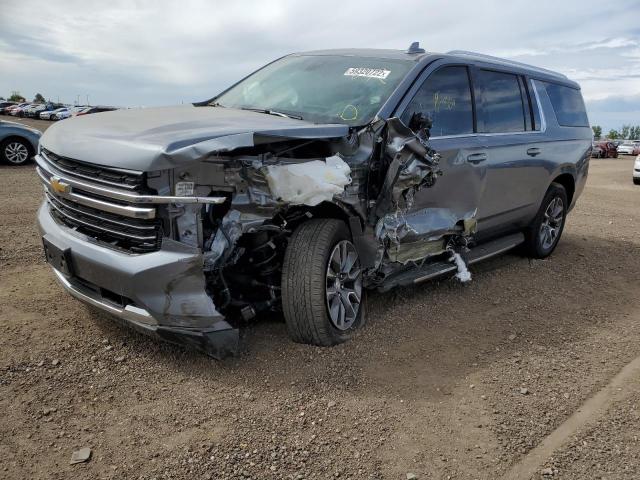 1GNSKCKT8NR216412 - 2022 CHEVROLET SUBURBAN K GRAY photo 2