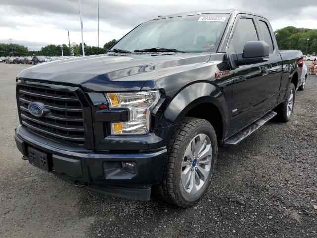 1FTEX1EP3HFA39204 - 2017 FORD F150 SUPER CAB  photo 2