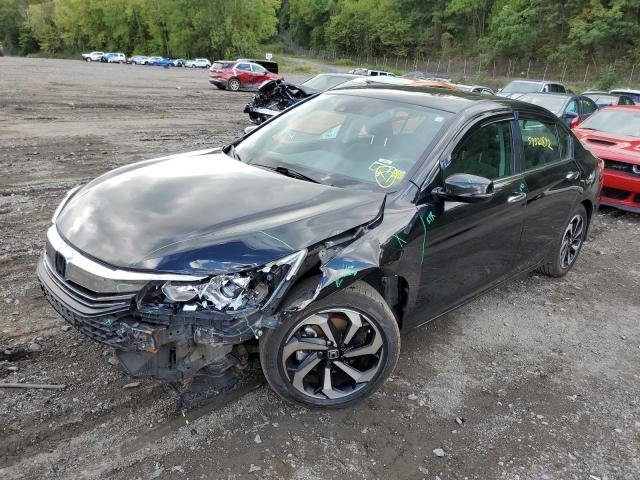 1HGCR2F08GA247164 - 2016 HONDA ACCORD EX BLACK photo 2