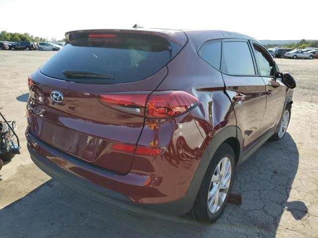 KM8J23A48KU000269 - 2019 HYUNDAI TUCSON SE RED photo 4