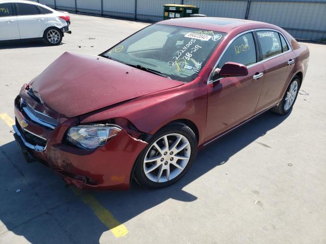 1G1ZE5E77BF119409 - 2011 CHEVROLET MALIBU LTZ ბურგუნდია ფოტო 2