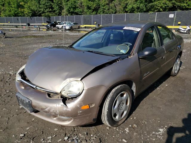1P3ES46C91D130345 - 2001 PLYMOUTH NEON BASE 棕色 照片 2