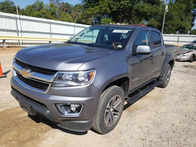 1GCGSCEA3K1125356 - 2019 CHEVROLET COLORADO L GRAY photo 2