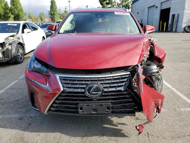 JTJDARBZ4L5005110 - 2020 LEXUS NX 300 RED photo 9