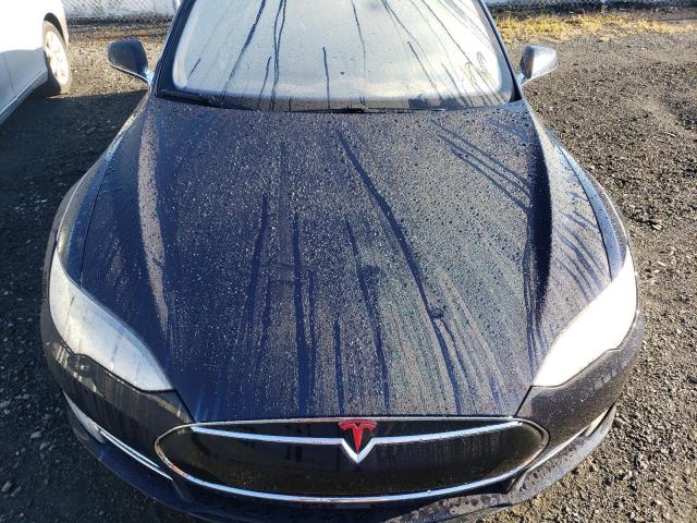 5YJSA1H29FF082192 - 2015 TESLA MODEL S 85 BLUE photo 7