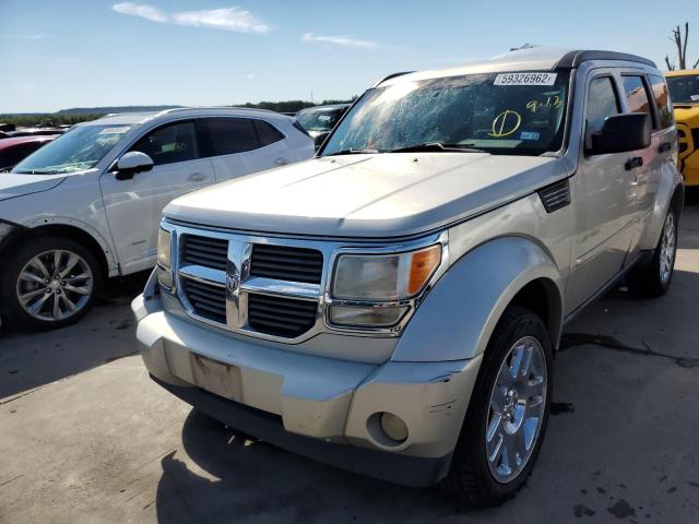 1D8GT58K68W167157 - 2008 DODGE NITRO SLT BEIGE photo 2