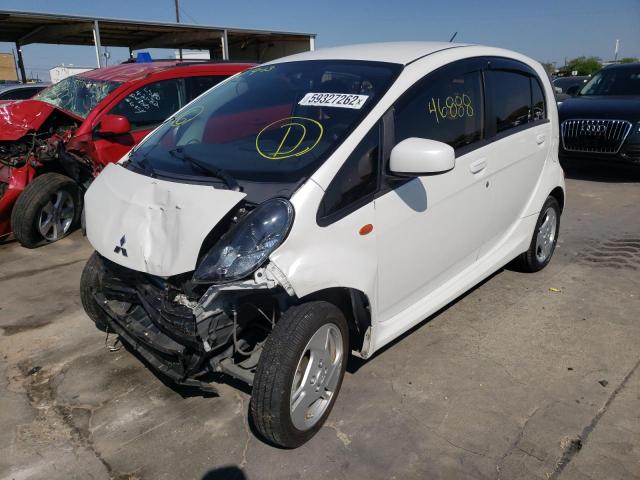 JA3215H48EU021543 - 2014 MITSUBISHI I MIEV ES WHITE photo 2