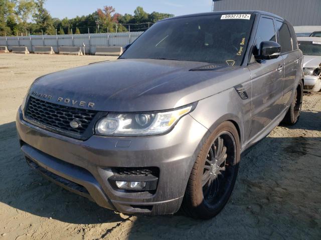 SALWG2VF6GA645425 - 2016 LAND ROVER RANGE ROVE GRAY photo 2