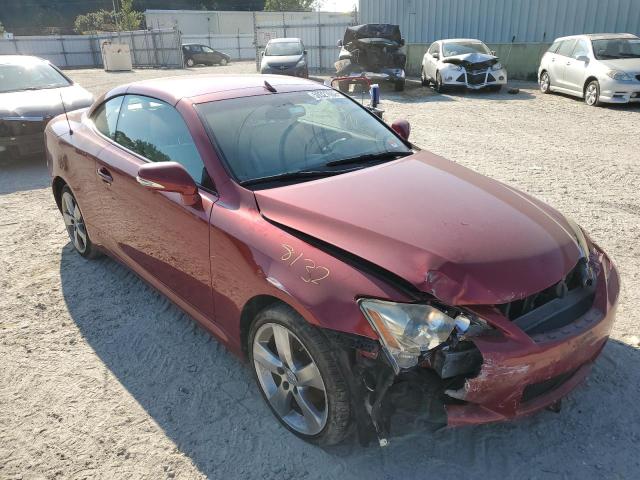 JTHFF2C26A2512366 - 2010 LEXUS IS 250 RED photo 1