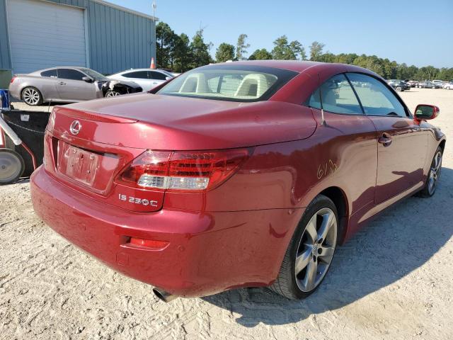 JTHFF2C26A2512366 - 2010 LEXUS IS 250 RED photo 4