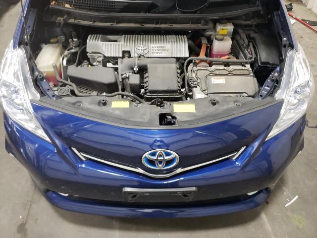 JTDZN3EU4D3256006 - 2013 TOYOTA PRIUS V BLUE photo 7