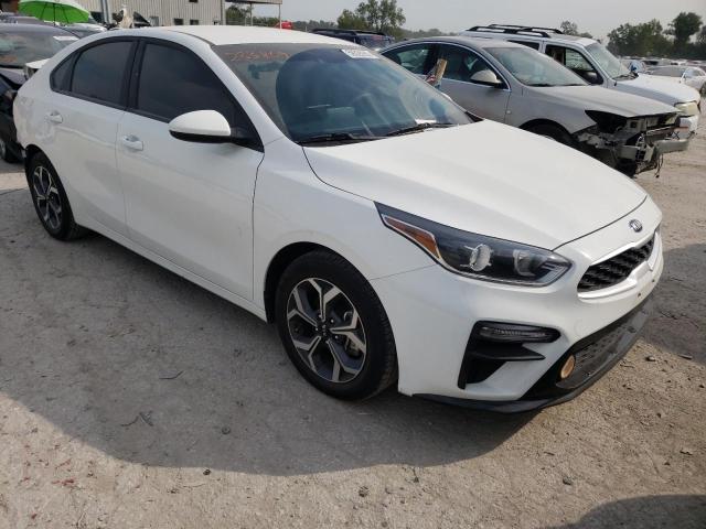 3KPF24AD2LE233869 - 2020 KIA FORTE FE WHITE photo 1