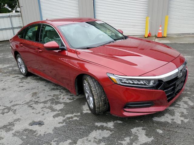 1HGCV1F10LA024139 - 2020 HONDA ACCORD LX RED photo 1