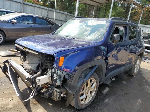ZACCJBAB8JPJ56429 - 2018 JEEP RENEGADE S BLUE photo 2