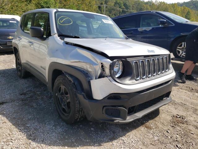 ZACCJBAT2GPE36142 - 2016 JEEP RENEGADE S SILVER photo 1